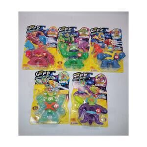 NEW Heroes of Goo Jit Zu Ultra Lot Of 5 Galaxy Blast Blazagon / Tyro / Warsnap